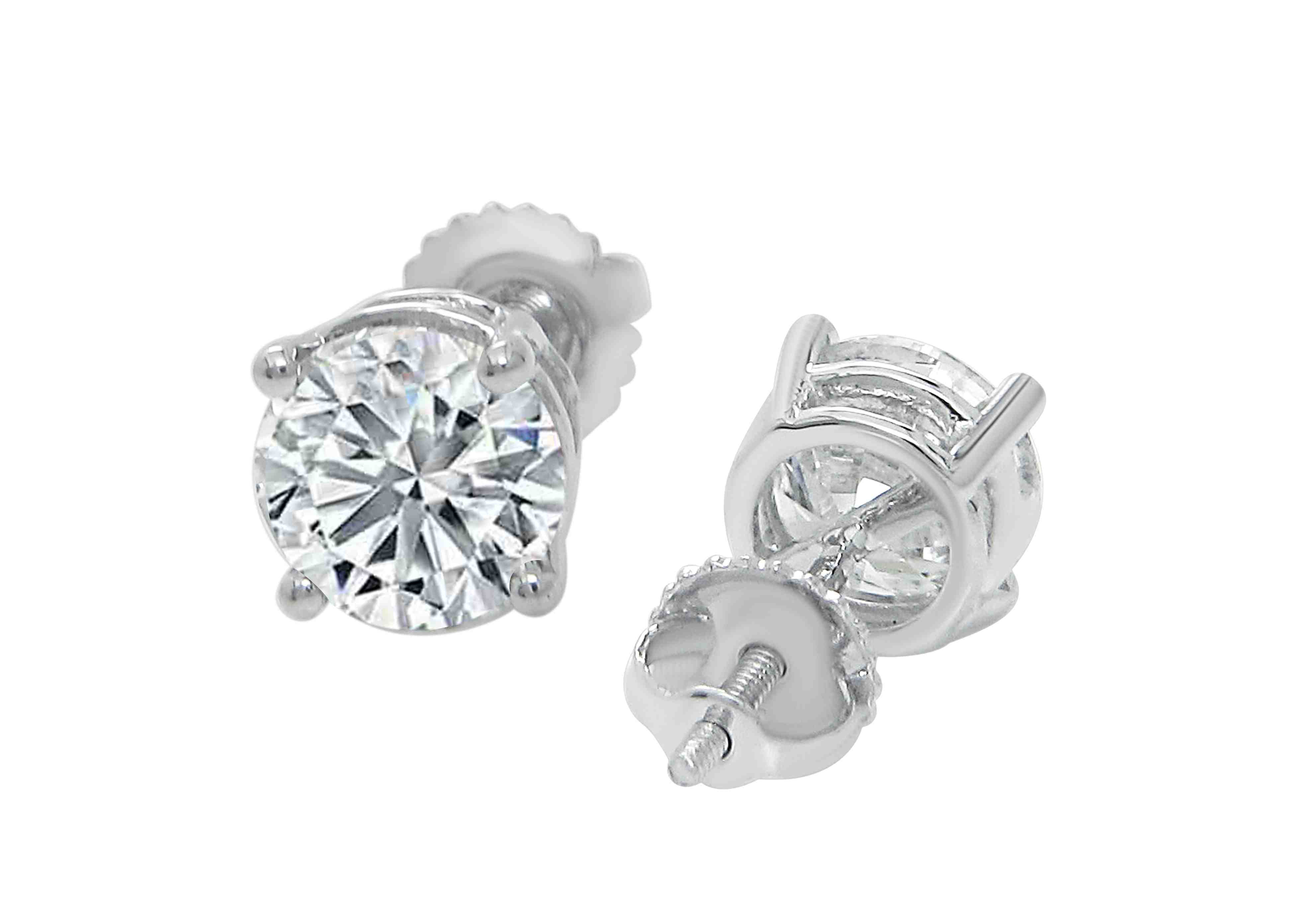 Round Brilliant Cut Diamond Stud Earrings ER1A200